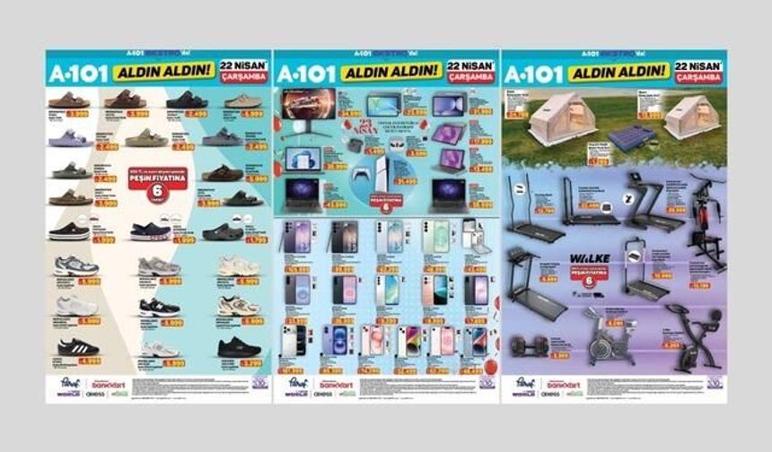 A101'de 23 Nisan'a Özel Teknoloji ve Ev Ürünleri Fırsatları
