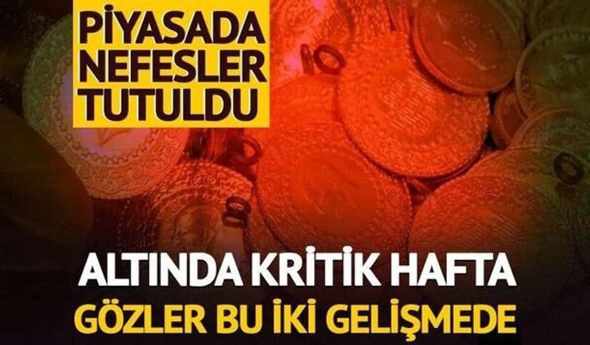 Altın Fiyatlarında Kritik Haftaya Giriliyor: Fed ve İran Gelişmeleri Belirleyici Olacak