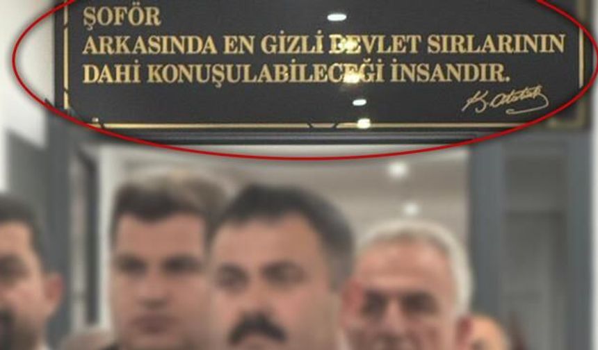 Atatürk'e Atfedilen Yanlış Söz Şoförler Odasında Tartışma Yarattı