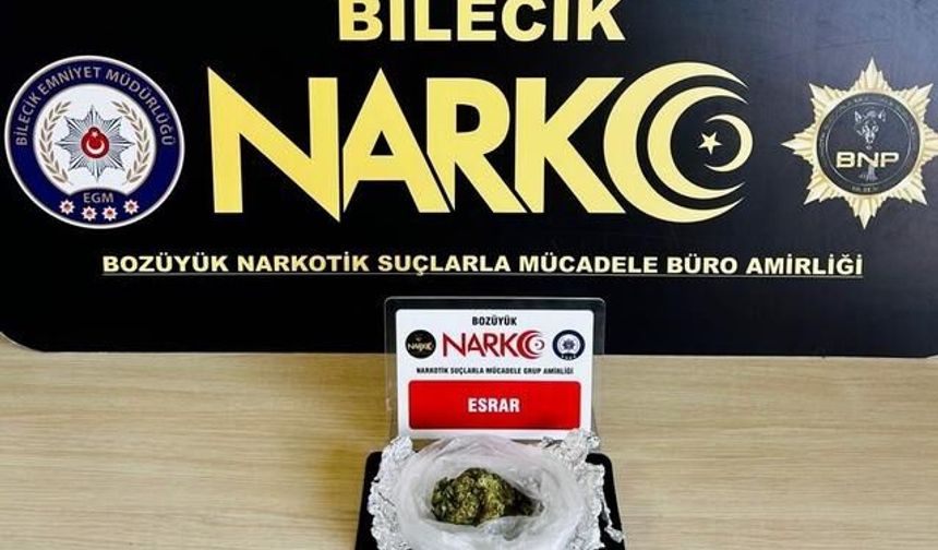 Bilecik Bozüyük'te Uyuşturucu Operasyonunda 1 Kişi Gözaltına Alındı