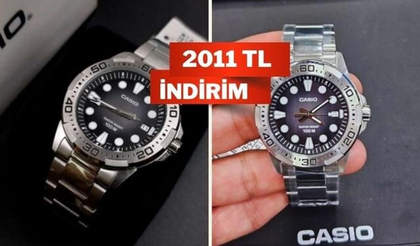 Casio Saatlerde Stoklarla Sınırlı İndirim Fırsatı