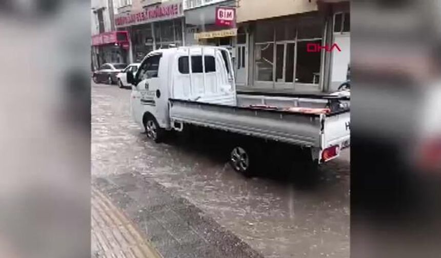 Edirne Uzunköprü'de Sağanak Yağış Ulaşımı Olumsuz Etkiledi