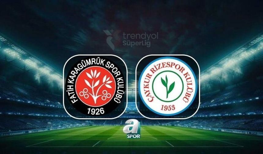 Fatih Karagümrük, Çaykur Rizespor'u mağlup etti