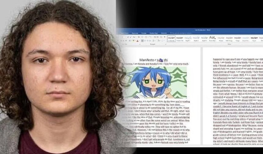 Kahramanmaraş'taki Okul Saldırısının Faili İsa Aras Mersinli'nin 11 Nisan'da Yazdığı Not Ortaya Çıktı