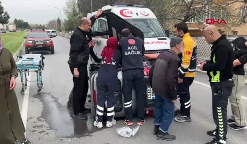 Kütahya'da Elektrikli Motosiklet Bahçe Duvarına Çarptı: 1 Yaralı