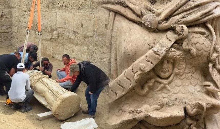 Laodikeia Antik Kenti'nde 2 Metrelik Athena Heykeli Gün Yüzüne Çıkarıldı