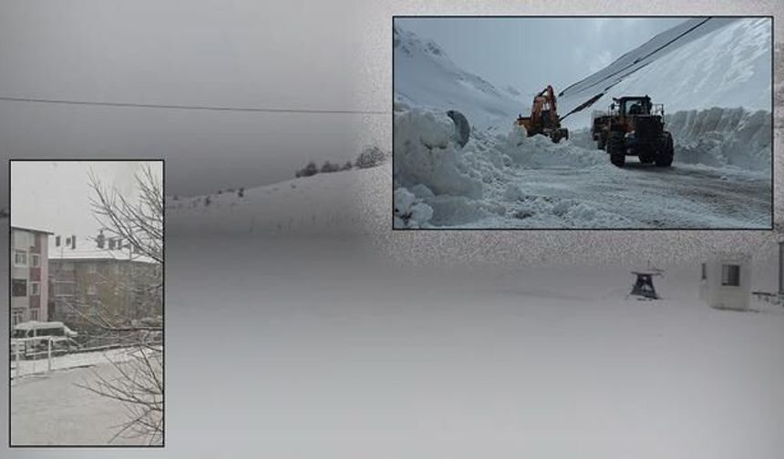 Nisan Ayında Kar Yağışı Etkisini Sürdürdü: Birçok İlde Beyaz Örtü Oluştu