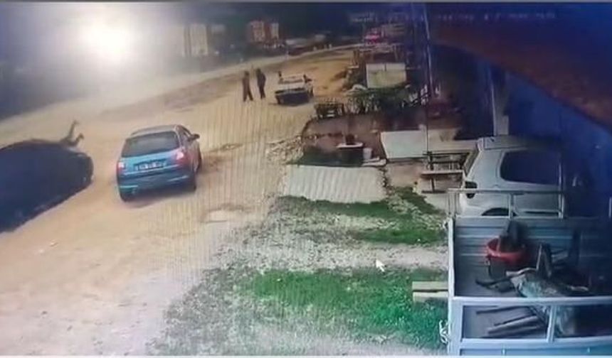 Trafik Kazası Anları Kameraya Yansıdı