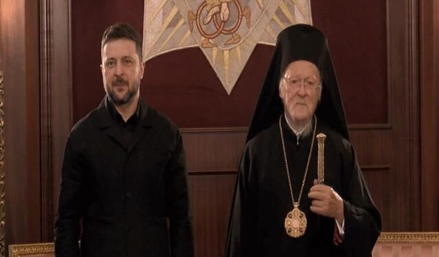 Zelenskiy, Fener Rum Patriği Bartholomeos ile Görüştü