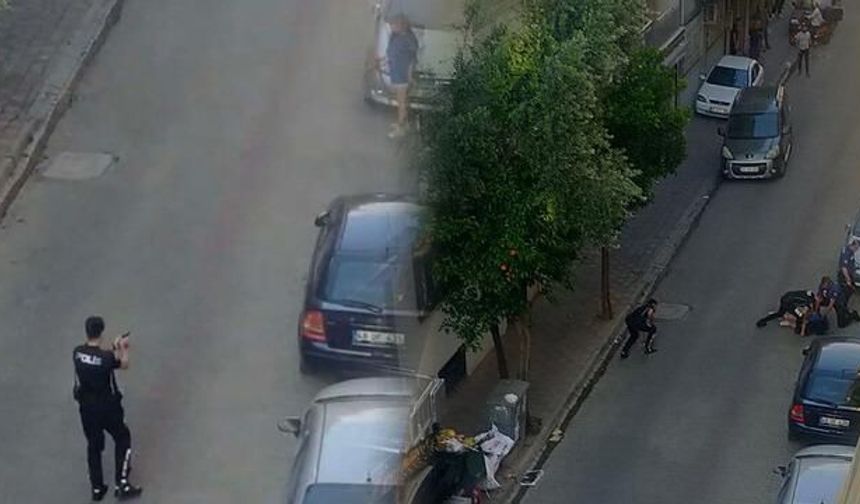 Aydın'da Samuray Kılıcıyla Sokakta Tehlike Yaratan Genç Kız Hastaneye Kaldırıldı