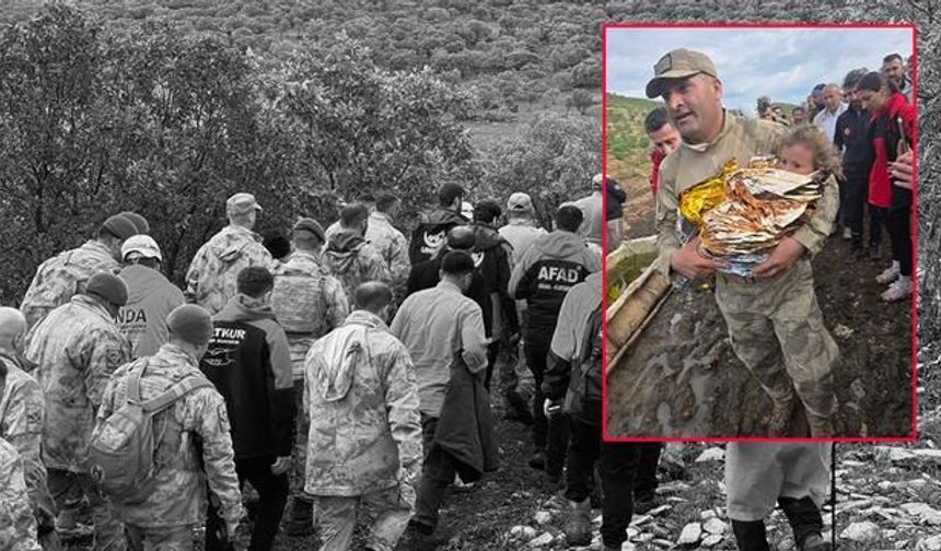 Batman'da Kayıp Küçük Melike 17 Saat Sonra Sağ Salim Bulundu