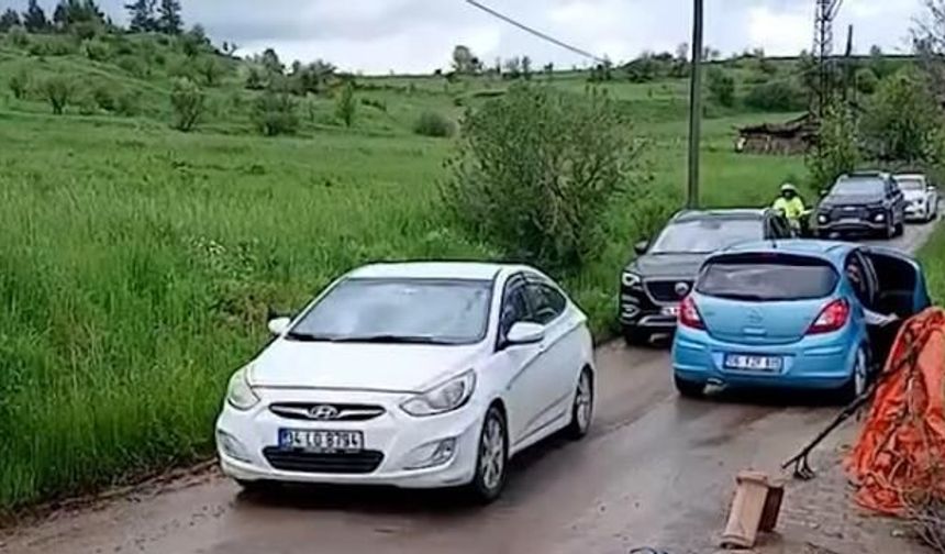 Bolu'da Kurban Bayramı Tatilinde Köy Yollarında Trafik Yoğunluğu