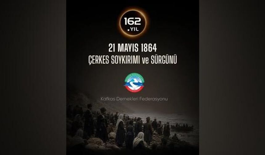Çerkes Soykırımı ve Sürgünü'nün 162. Yılı Kocaeli ve Samsun'da Anılacak