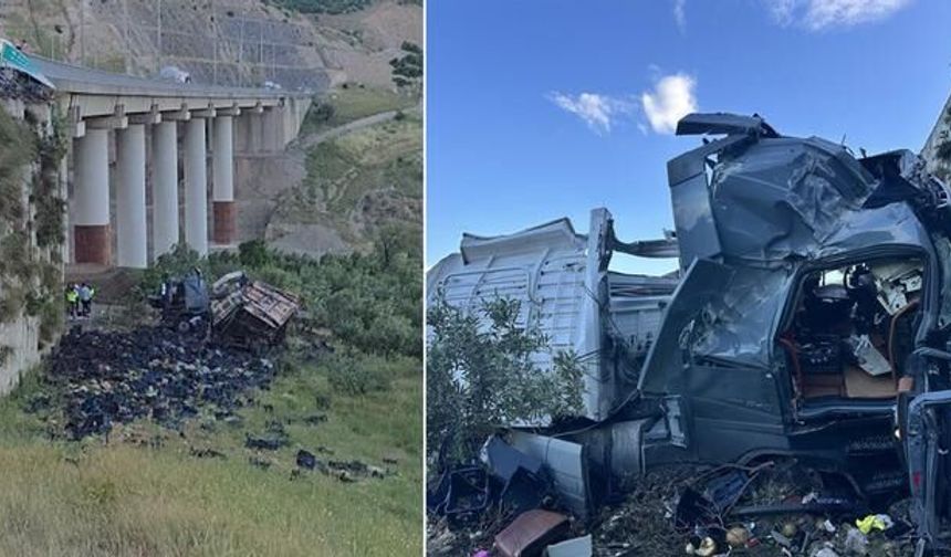 Gaziantep'te Tırın Viyadükten Uçtuğu Kazada 3 Kişi Yaşamını Yitirdi