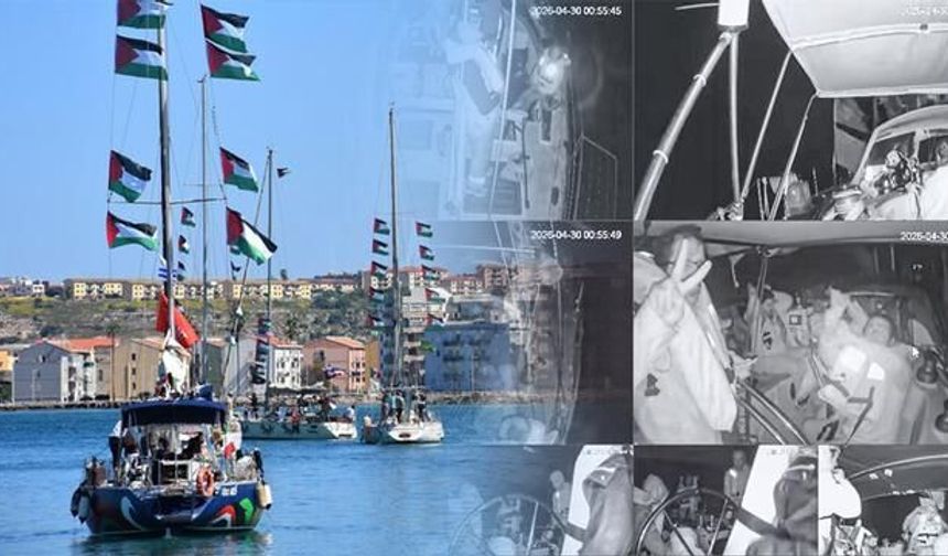 Küresel Sumud Filosu Aktivistleri Girit Adası'na Bırakıldı