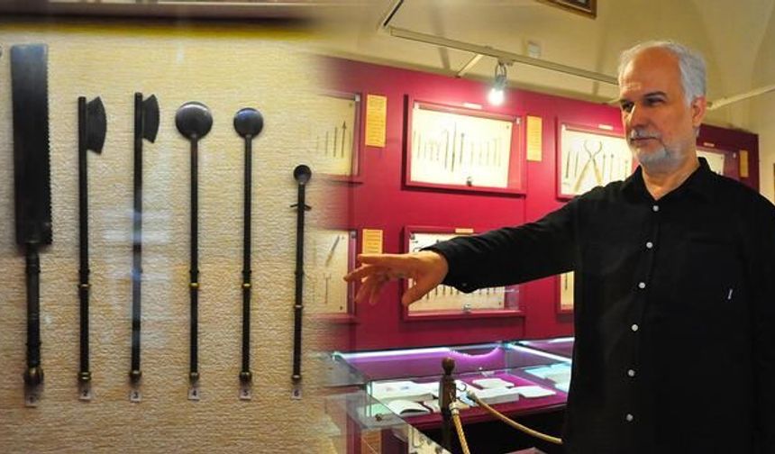 Manisa'da Tarihi Hafsa Sultan Darüşşifası'nda 1539 Yılına Ait Tıbbi Aletler Ortaya Çıktı