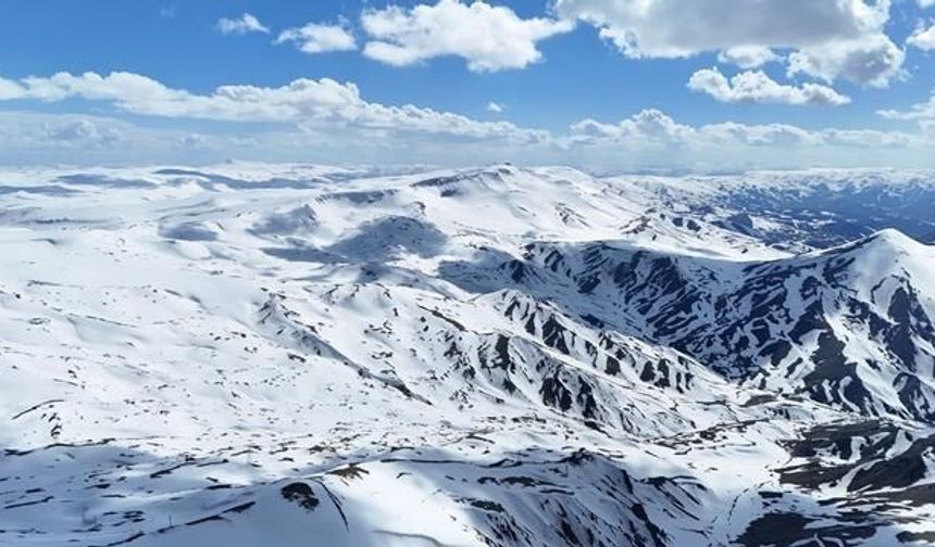 Palandöken Kayak Merkezinde Kar Kalınlığı 160 Santimetreye Ulaştı