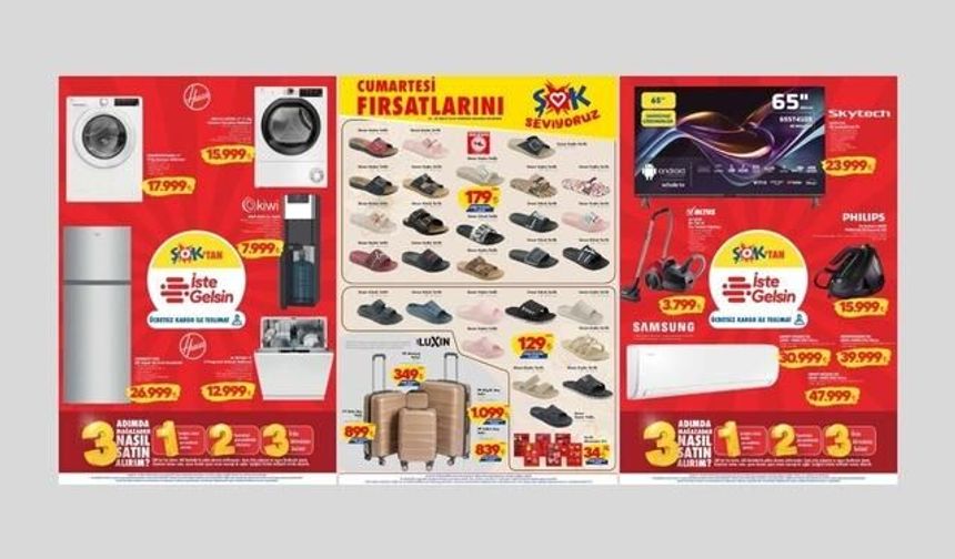 ŞOK Markette Mayıs Ayında Samsung Klima ve Beyaz Eşyada İndirimler