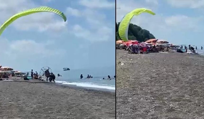 Akçakoca'da Motorlu Yamaç Paraşütü Kontrolden Çıktı: 3 Kişi Yaralandı