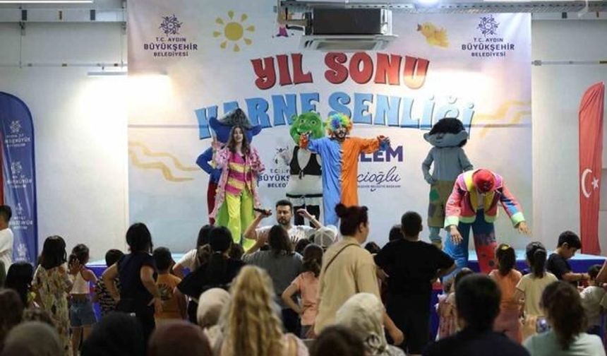Aydın'da Yıl Sonu Karne Şenliği Fuar Aydın'da Başladı