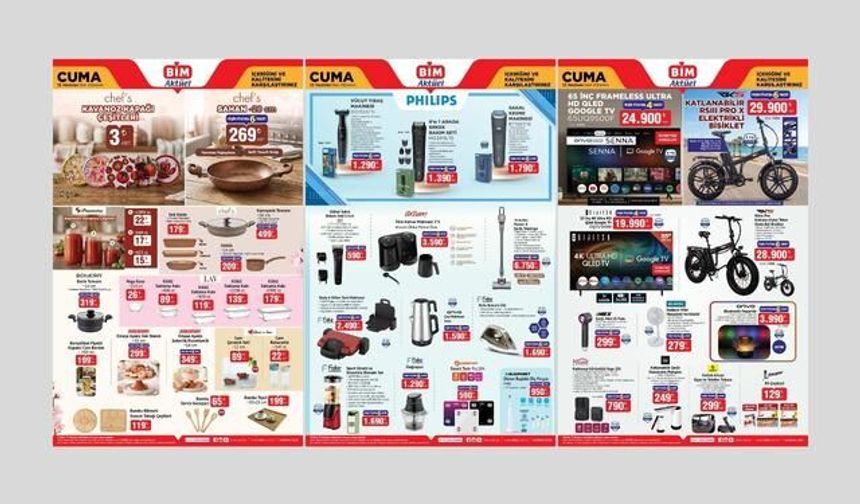 BİM 12 Haziran Kataloğunda Philips Tıraş Makinesi ve Daha Fazlası