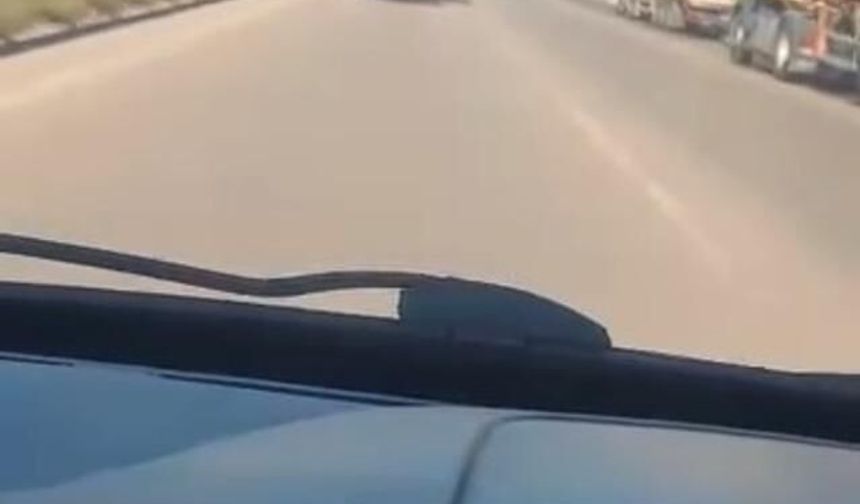 Bursa Otobanında Zincirleme Kaza Tehlikesi Kamerada
