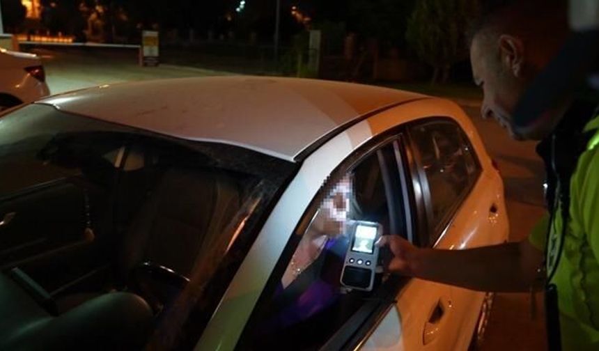Edirne'de Alkollü Kadın Sürücüye Ağır Ceza
