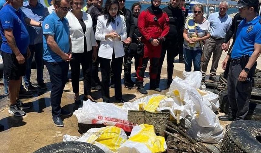Enez'de Saros Körfezi Deniz Dibi Temizliği Gerçekleştirildi