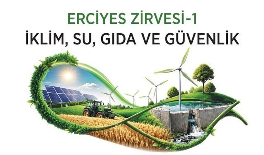 Erciyes Zirvesi-1'de İklim, Su ve Gıda Güvenliği Konuları Ele Alınacak