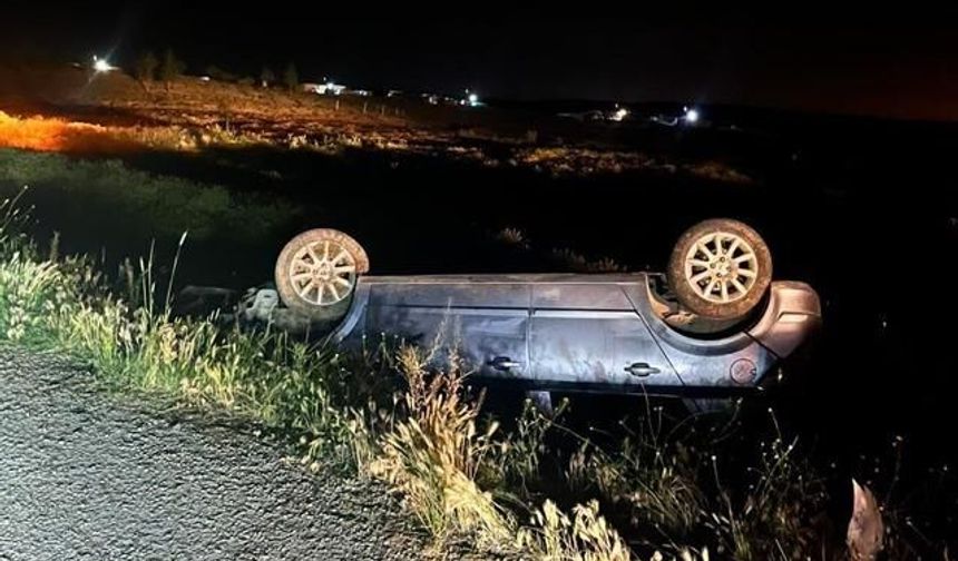 Eskişehir Günyüzü'nde Takla Atan Araçta 1 Kişi Yaralandı