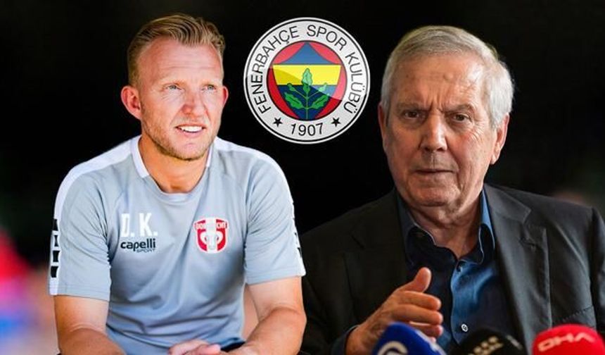 Fenerbahçe'de Dirk Kuyt ve Aziz Yıldırım'dan Kritik Görüşme
