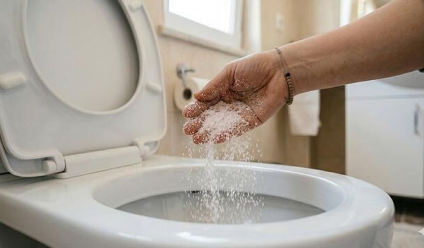 Klozet Temizliğinde Doğal Yöntem: Kaya Tuzu ile Sarı Lekelere Son