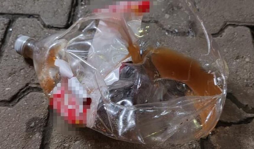 Manisa Salihli'de Ev Yapımı Sirke Şişesi Sıcaklık Nedeniyle Patladı
