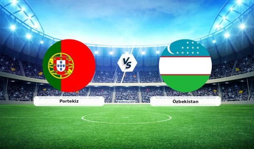 Portekiz, Özbekistan Karşısında İlk Yarıda Üstünlük Sağladı