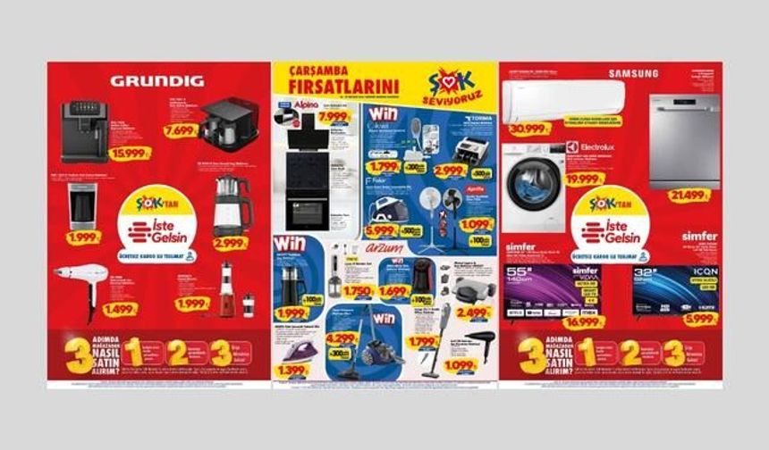ŞOK'ta 3 Haziran Aktüel Ürünleri: Para Sayma Makinesi ve Daha Fazlası