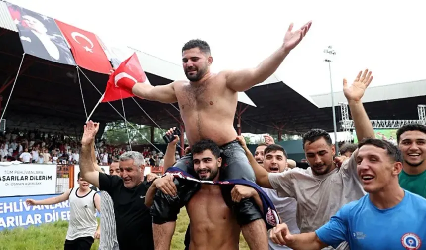 665. Kırkpınar Yağlı Güreşleri'nde Başpehlivanlık Erkan Taş'ın