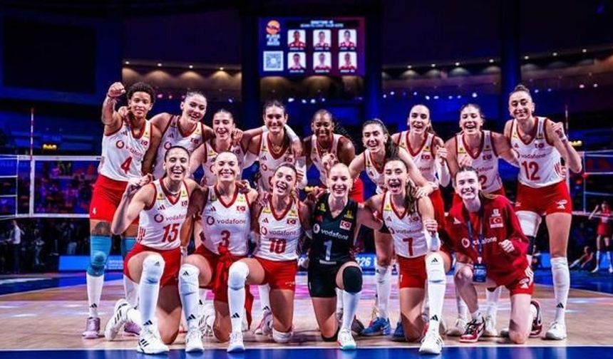 A Milli Kadın Voleybol Takımı'nın 2026 Milletler Ligi Yarı Final Rakibi Çin Oldu