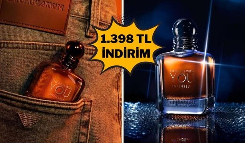 Emporio Armani Stronger With You Parfümünde İndirim Fırsatı