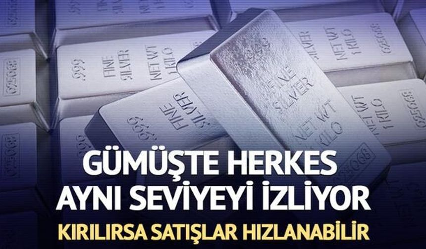 Gümüşte Kritik Seviye: Satış Baskısı Artabilir