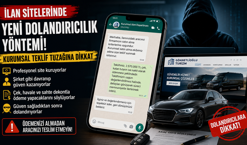 İlan Sitelerinde Yeni Dolandırıcılık Yöntemi: “Kurumsal Teklif” Tuzağına Dikkat!