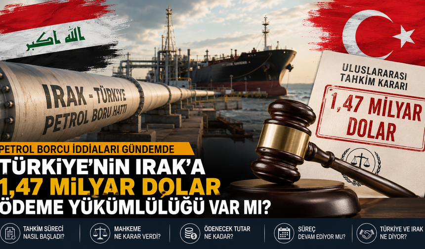 Türkiye’nin Irak’a 1,47 Milyar Dolar Petrol Borcu mu Var? Tahkim Kararının Gerçekleri