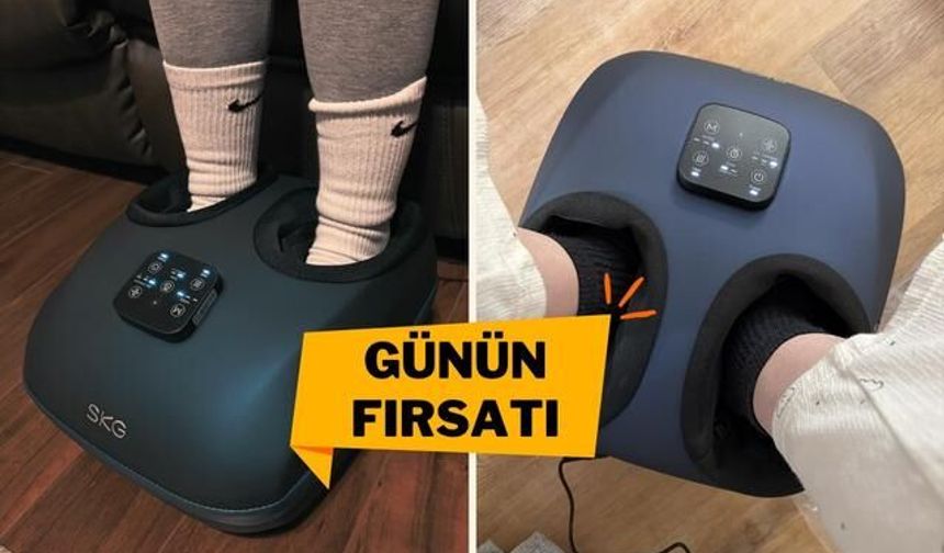 Isıtmalı SKG Ayak Masaj Aletiyle Evde Konforlu Spa Keyfi İndirime Girdi