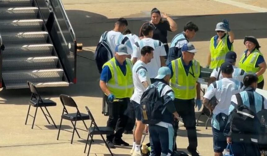 Lionel Messi Güvenlik Kontrolünden Geçti