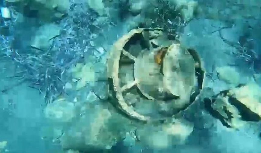 Muğla'da Denizde Bulunan 2. Dünya Savaşı Mayını İmha Edildi