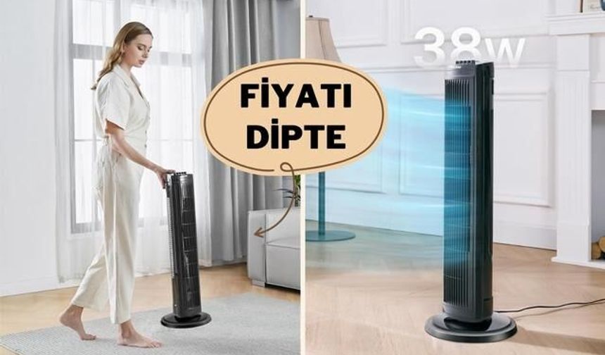 Pelonis Kule Fan ile Sessiz ve Ekonomik Serinlik Fırsatı