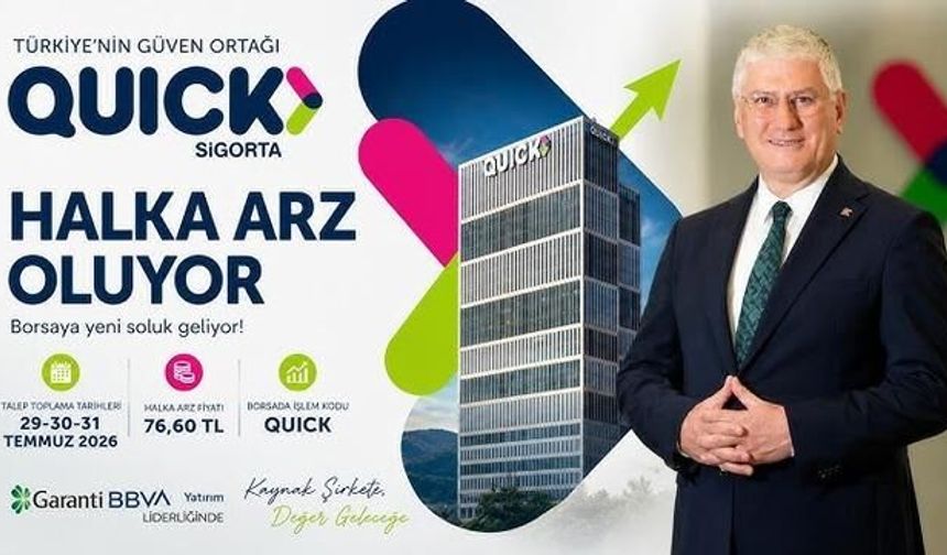Quick Sigorta halka arzıyla sigorta sektörüne yeni bir soluk geliyor