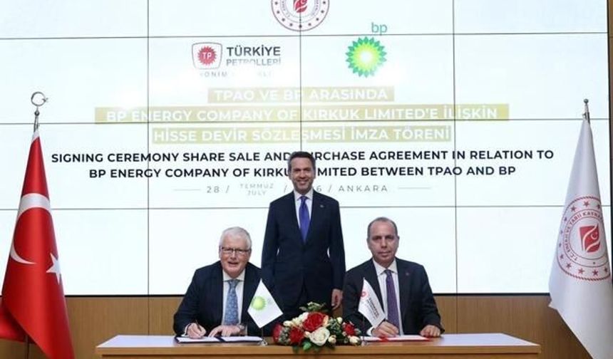 Türkiye Petrolleri, Kerkük'te BP'nin Yüzde 15 Hissesini Satın Alarak Ortak Oldu