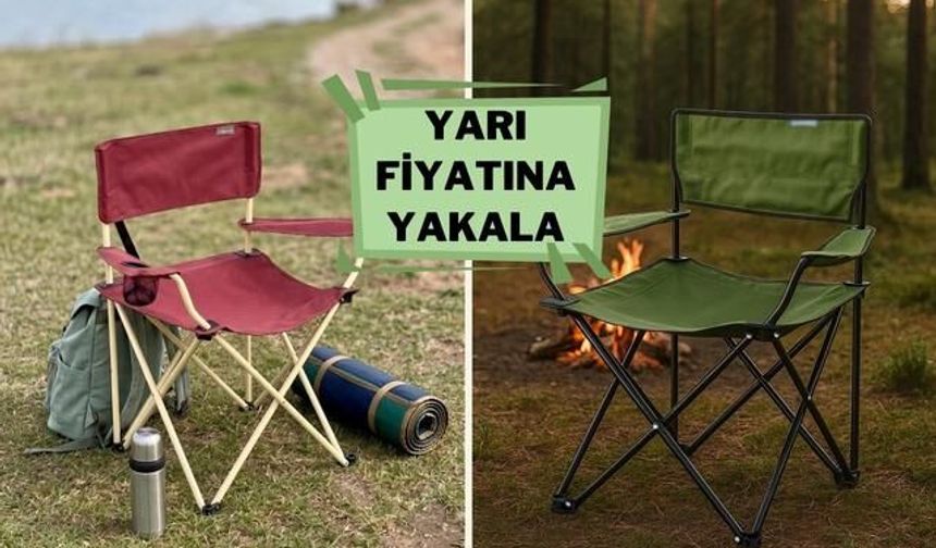 Uniqamp Kamp Sandalyesi Hafifliği ve Dayanıklılığıyla Yarı Fiyatına İndi