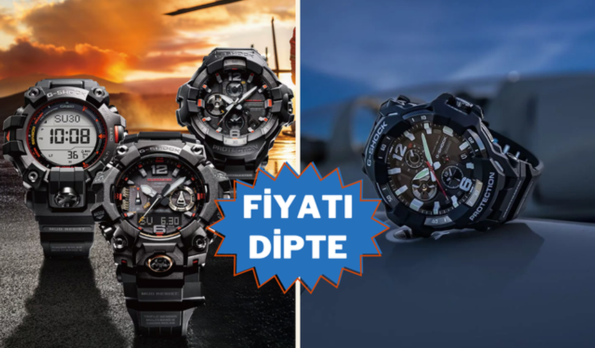 Casio G-Shock Gravitymaster Saatlerde %64 İndirim Fırsatı Başladı