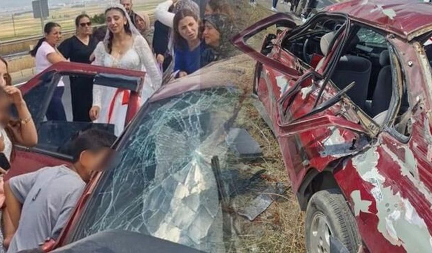 Düğün Konvoyunda Trafik Kazası: 2 Ölü, 4 Yaralı